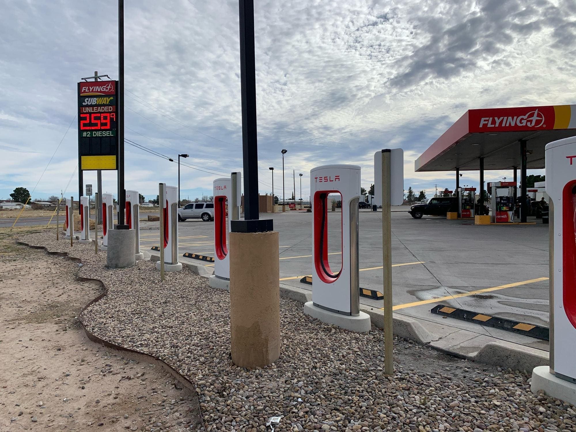 Photo: Charging Station for Electric vehicles in Fort Stockton, Texas (Pop. 8,423) - PlugShare